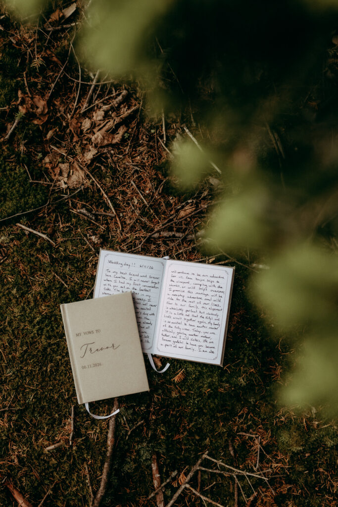 elopement vow books 